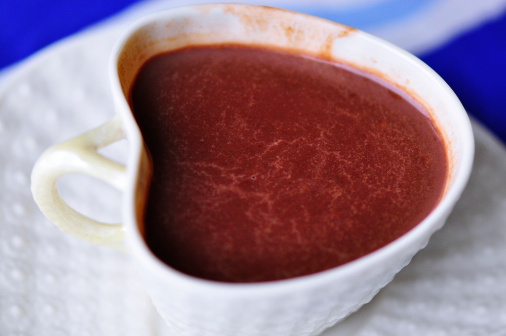 Close-up Nutella Hot Chocolate