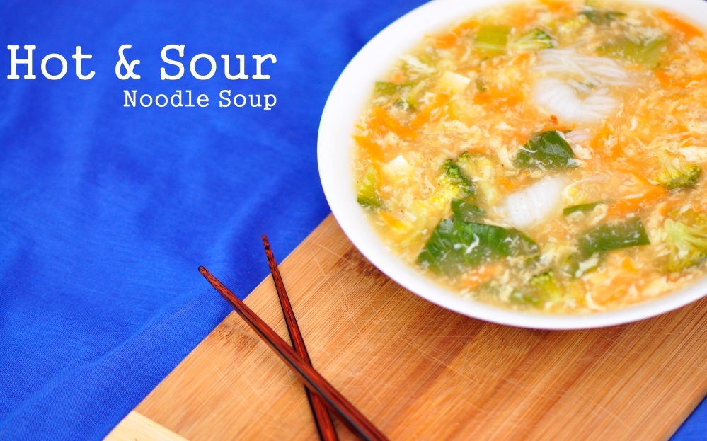Hot and Sour Asian Noodle Soup